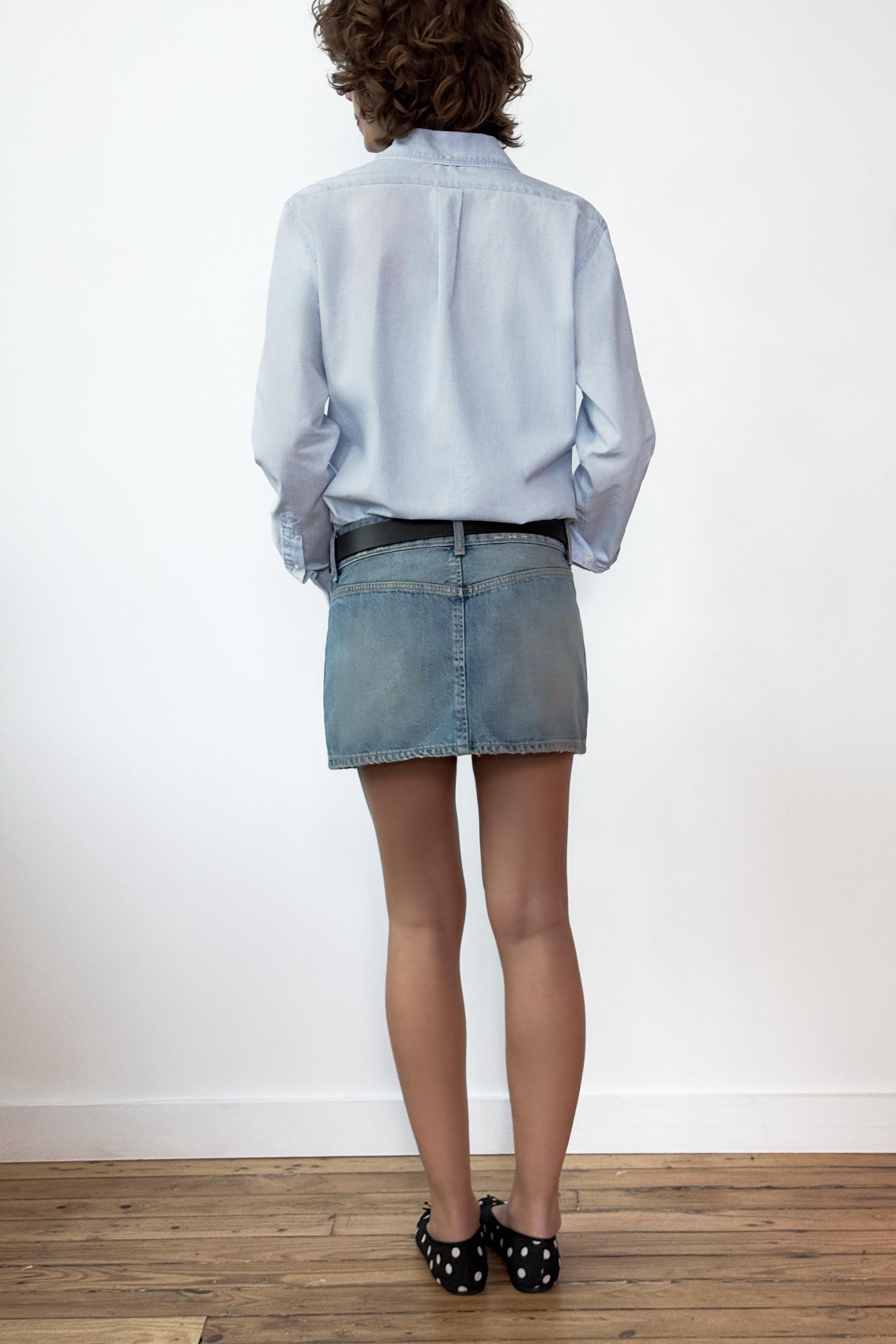 CHEMISE EN DENIM TRF REGULAR